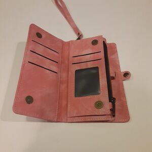 Caseme Leather Wallet Pink